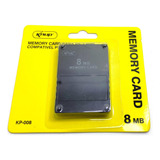 Memory Card Knup Ps2 8mb - Armazenamento Jogos Ps2