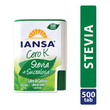 Endulzante Stevia Iansa Caja 500 Tableta(3 Unidad)super