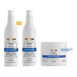 Kit Curls Yellow Shampoo + Conditioner + Leave-in Puddng