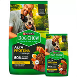 Alimento Dog Chow Alta Proteina Perro Adulto - Combo X2 