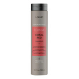 Shampoo Para Cabello Teñido Lakme Teknia Rojo Caoba 300ml