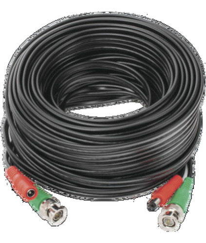 Cable Coaxial ( Bnc Rg59 ) + Alimentación Siamés 20 Metros