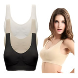 Top Brasier Confort (pack X 3) Sin Copa Sin Varilla 