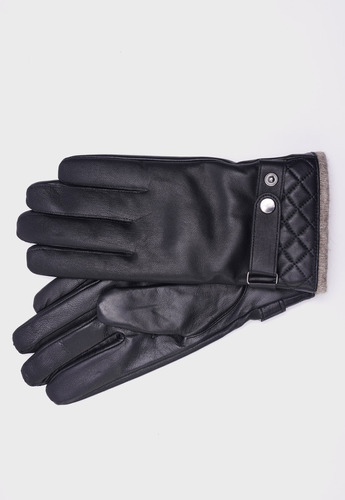 Guantes Hombre Nantes Negro Fw 2023 New Man