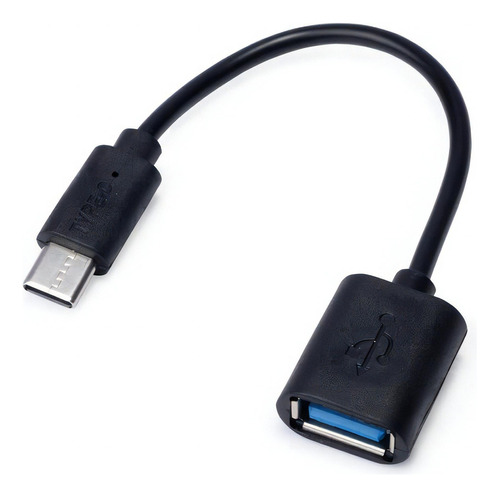 Adaptador Tipo C Para Conectar El Teclado Pendrive En El Teléfono Celular, Portátil, Color Negro