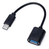 Adaptador Tipo C Para Conectar El Teclado Pendrive En El Teléfono Celular, Portátil, Color Negro