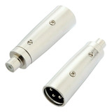 Adaptador Ficha Jack Hembra Rca A Macho Canon Xlr 