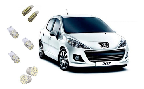 Kit Lampadas Led Peugeot 207 Tipo Xenon