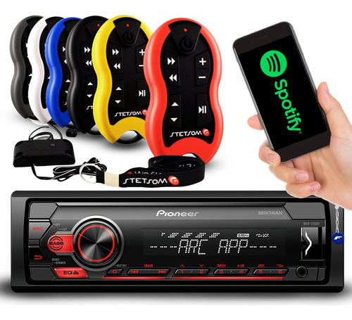 Mp3 Mvh-s118ui Pioneer Mixtrax +controle Longa Distancia Sx2