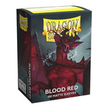 Mangas Estándar Dragon Shield Matte Blood Red Dark Red