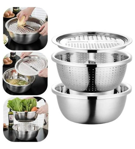 Set De Bowls De Aluminio Para Cocina
