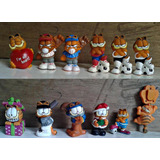 Garfield Colección De 12 Figuras De Plástico