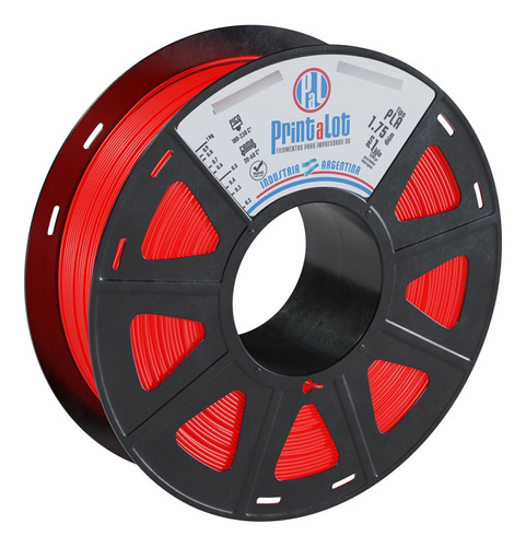 Filamento Printalot Pla 1.75mm X 1kg Rojo Fluo Ee3d