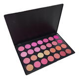 Paleta De Sombra Con Espejo 24 Tonos Rubor Maquillaje