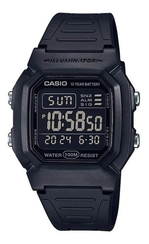 Reloj Casio Original W800h1bvcf Hombre Time Square