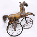Triciclo Cavalinho Antigo - Pedal Car Ingles Pra Decoração