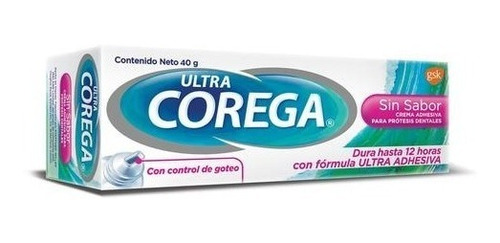 Ultra Corega X 40 Grs Sin Sabor Con Formula Ultra Adhesiva