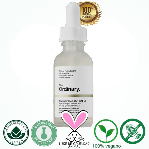 The Ordinary Niacinamida 10% + - mL a $3333