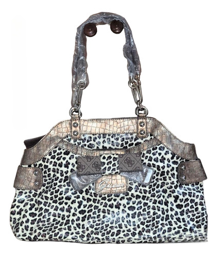 Cartera Cheetah Print Guess Shoulder Bag Purse
