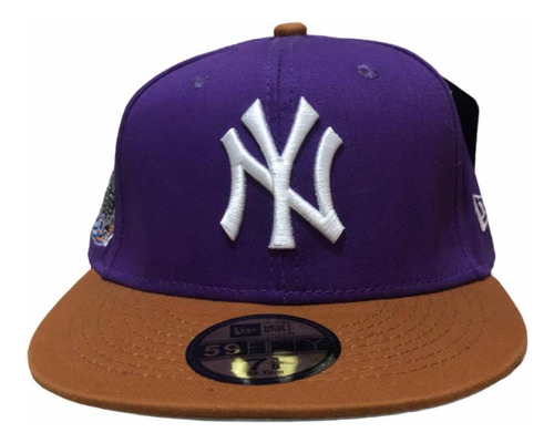 Gorra New Era New York Yankees Color Morado/cafe