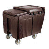 Carro Para Hielo 57 Kg Con Tapa Ruedas Polietileno Cambro M