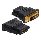 Adaptador Conector Dvi Digital Macho 24+1 X Hdmi Femea