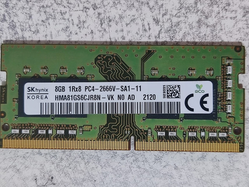 Memoria Ram So-dimm Ddr4 8 Gb 2666mhz