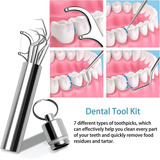 Juego De Bolsillos Para Palillos De Dientes De Acero Inoxida