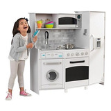 Kidkraft Cocina De Juego Con Luces Y Sonidos, Grande, Blanco