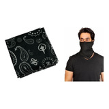 Bandanas Negras Tubular Moto Ciclismo Trekking