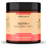 Biotina Pura + Colágeno Hidrolizado 60 Caps | Vitalbotanics