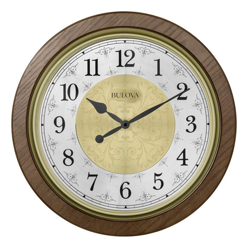 Bulova C Manchester Chiming - Reloj De Pared, Nogal Cáli