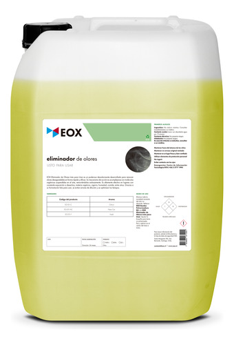 Desodorante Ambiental Automotriz Fresh Eox 22 Litros