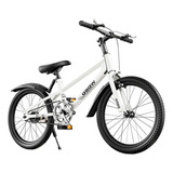 Bicicleta Urbana Blanca Infantil Rodada 20 Gsgw