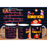 Taza De Ceramica Donkey Kong Nintendo Retro Art