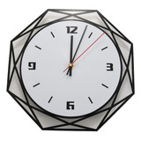 Reloj De Pared De Madera, Pared Acrílica Transparente En Bla