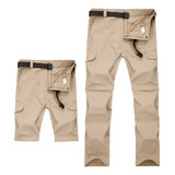 Pantalones Cargo Militares Desmontables Para Hombre, De Vera