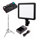 Iluminador Led Godox P 120c + Tripode  + Bateria + Cargador