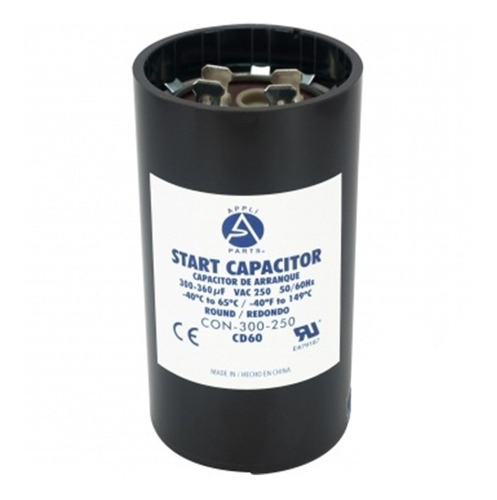 Capacitor De Arranque 300-360 Uf Mfd 250vac Motor Eléctrico