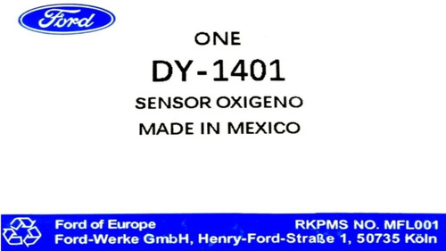 Sensor De Oxigeno Superior Fx4 F150 F250 Fortaleza Explorer Foto 4