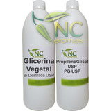 Glicerina Vegetal 1lt Vg + Pg Propilenoglicol Usp 1lt