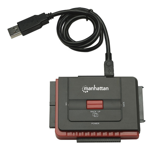 Convertidor Manhattan Usb 2.0 A Discos Duros Ide Y Sata C/fu