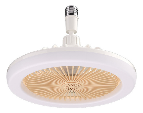 Luz Led Con Ventilador, Enchufe Silencioso De 30 W