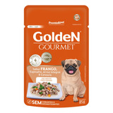 Ração Úmida Premier Golden Gourmet Cães Frango Raças Peq 85g