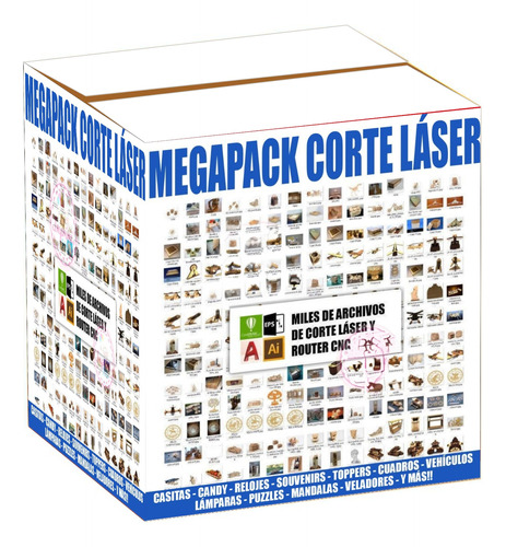 Pack Vectores Para Corte Laser Router Cnc Todo En Uno