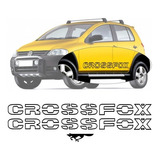 Kit De Adesivos Faixas Laterais Vw Cross Fox De 2006 A 2008