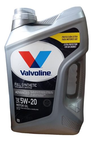 Valvoline Synpower Advanced 5w20 X 4.73l 100% Sintetico Eeuu