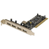 Placa Pci Usb 2.0 De 4 + 1 Puerto Chip Via Vt6212l (c1p7)