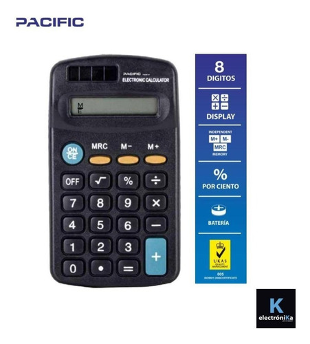 Calculadora Pacific 8 Digitos Energia Solar / K