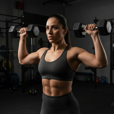 Mancuernas Par 10 Libras Pesas Crossfit Hexagonal Ejercicio Color Negro | Envío gratis